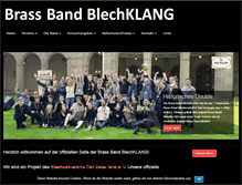 Tablet Screenshot of brassband-blechklang.de